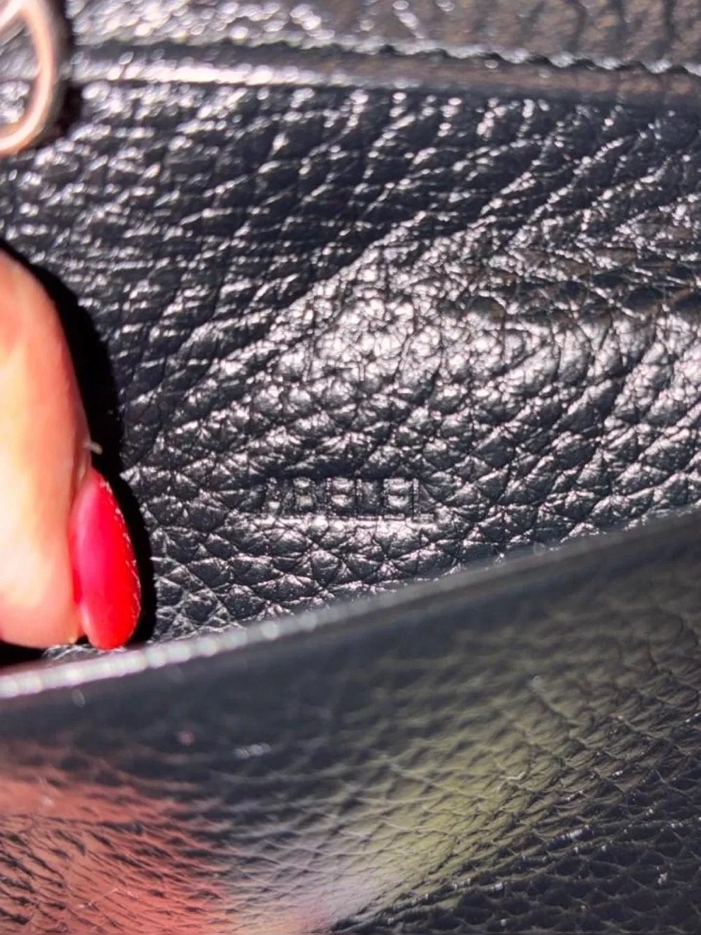 Bulgari Black Textured Card & Key Holder
